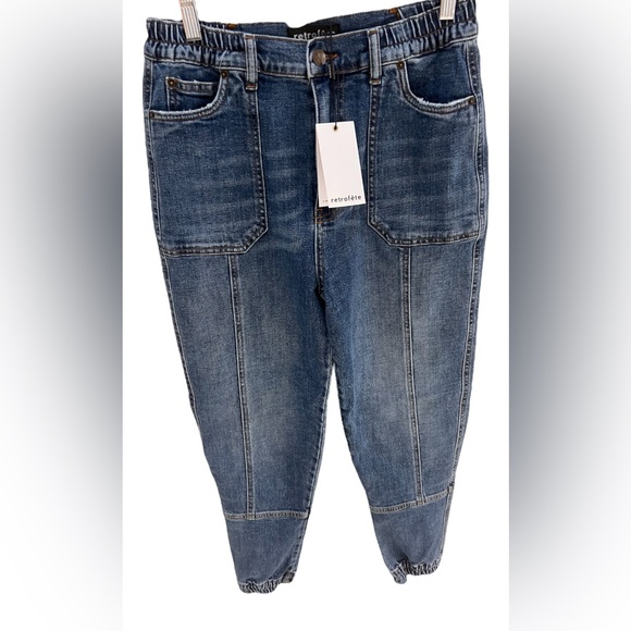 Retrofête Carter Pant NWT Sizes 25 & 26 Dark Bluejay MSRP $325 - Picture 5 of 9